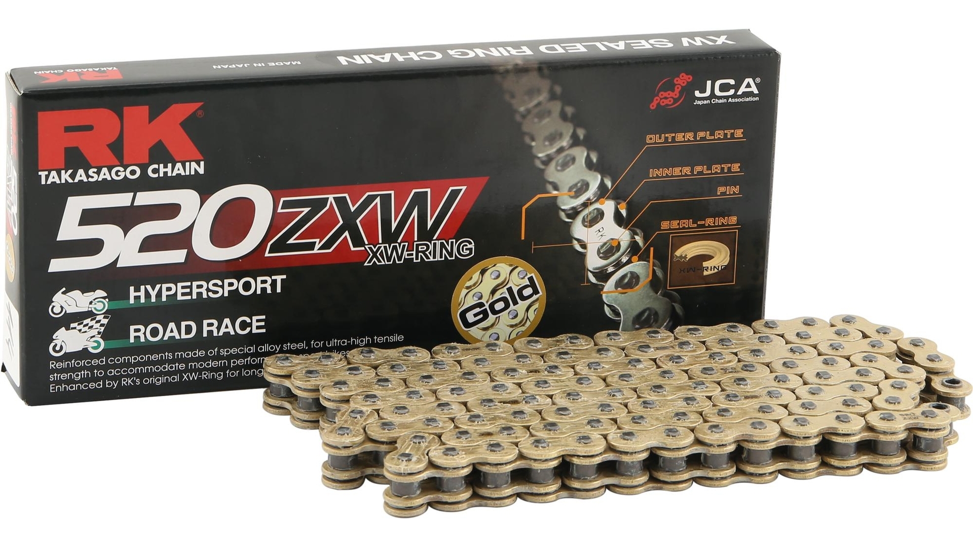 RK GB520ZXW Kette 126 N Gold