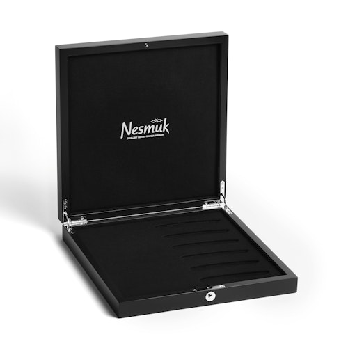 Nesmuk Schatulle 6er St.-Messer & Folder Exklusiv Mattlack
