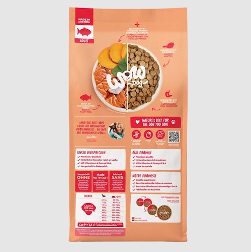 WOW Adult Lachs 6kg Hundetrockenfutter
