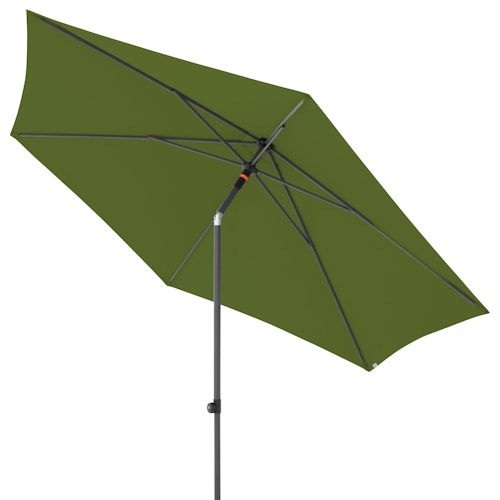 doppler Mittelmastschirm myZONE 300 Push up, Aluminium Anthrazit / 100 % Polyester 180 g/m²