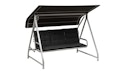 Vorschaubild B-Ware Kettler Hollywoodschaukel PARADISO, Aluminium Silber / Outdoorgewebe Lakritz