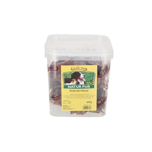 Classic Dog Snack Rinderdörrfleisch im Eimer