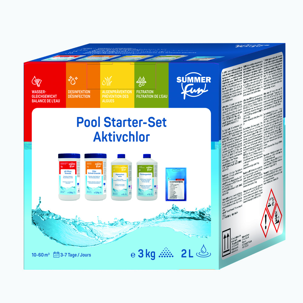 Summer Fun Wasserpflege-Grundausstattungsset Chlor
