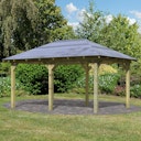 Vorschaubild Karibu 4-Eck Pavillon Perida kesseldruckimprägniert