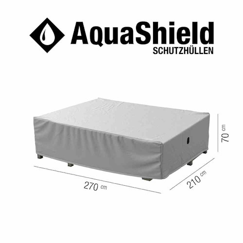 Siena Garden Loungehülle AquaShield 270 x 210 x 70 cm, 100 % Polyester Hellgrau - Abverkauf