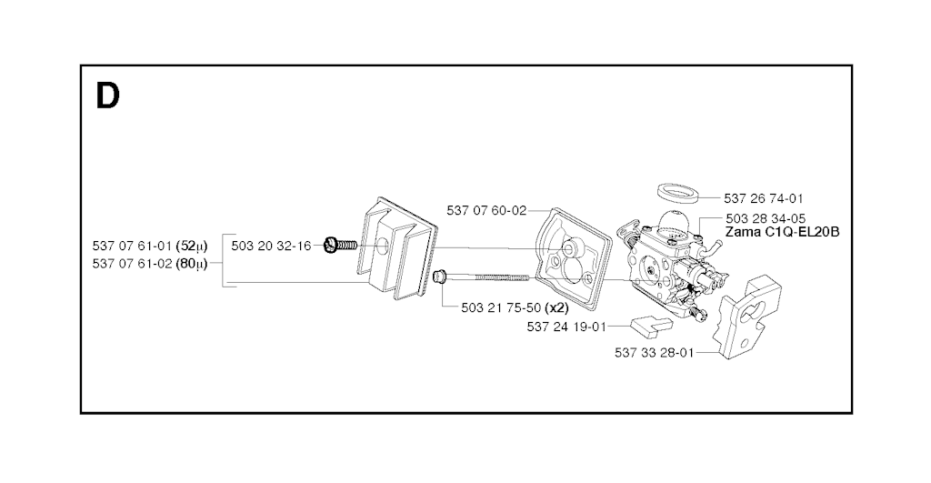 Explosionszeichnung Ersatzteile