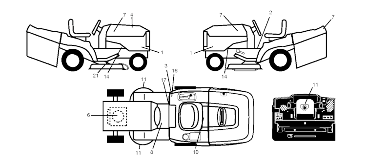 Husqvarna Gartentraktoren 96061030400 CTH2038