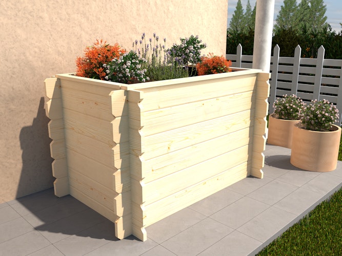 Weka Hochbeet 669 D naturbelassen B 100 x T 60 x H 69 cm - 400 l