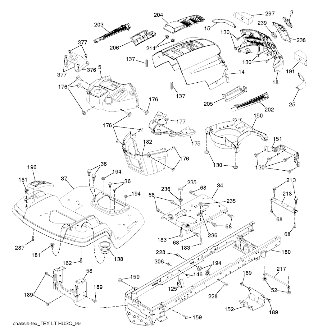 Explosionszeichnung Ersatzteile