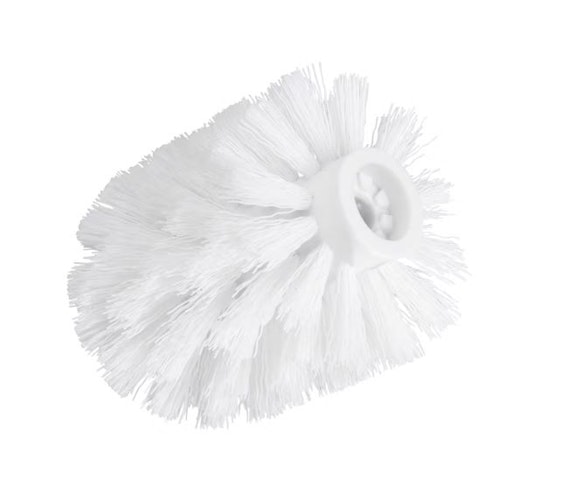 Wenko Ersatzbürste für WC-Garnituren 75 mm weiß