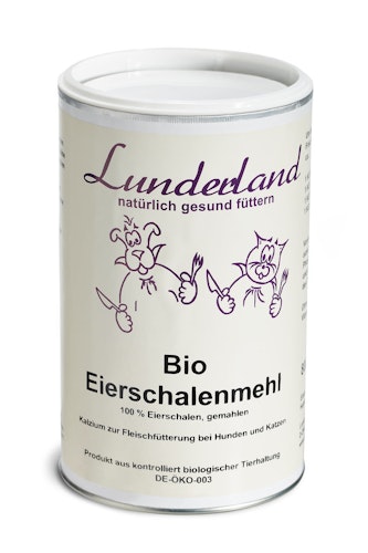 Lunderland Bio-Eierschalenmehl Nahrungsergänzung