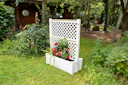 Vorschaubild KHW Pflanzkasten groß mit Zentralspalier (2-tlg.) 100 cm