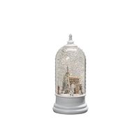 Konstsmide Weihnachtsbeleuchtung  LED Wasserlaterne weiß Paris Szene