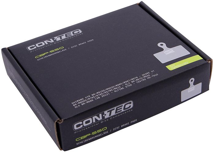 CONTEC Scheibenbremsbelag DiscStop+ CBP-550 organisch, Box &agrave, 25 Paar