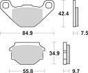 Vorschaubild SBS Scooterbelag 118HF Street Ceramic