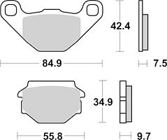 SBS Scooterbelag 118HF Street Ceramic