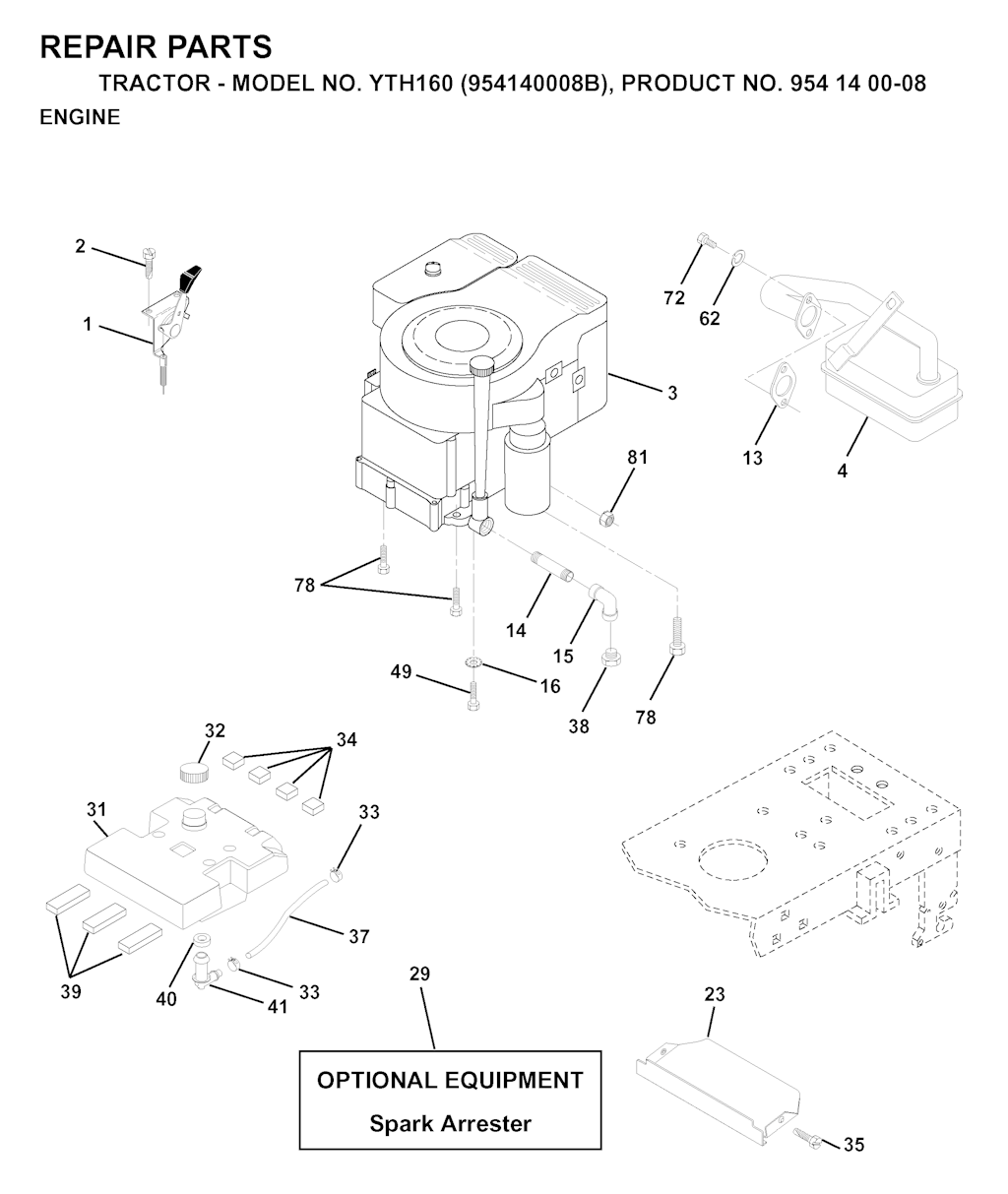 Explosionszeichnung Ersatzteile