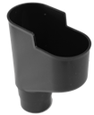 Fallrohrabzweig 45 -87ø DN 60 weiß