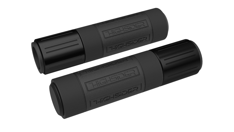 HIGHSIDER pro Conero Griffgummi Schwarz Matt 7/8 Zoll (22,2 mm), 132 mm