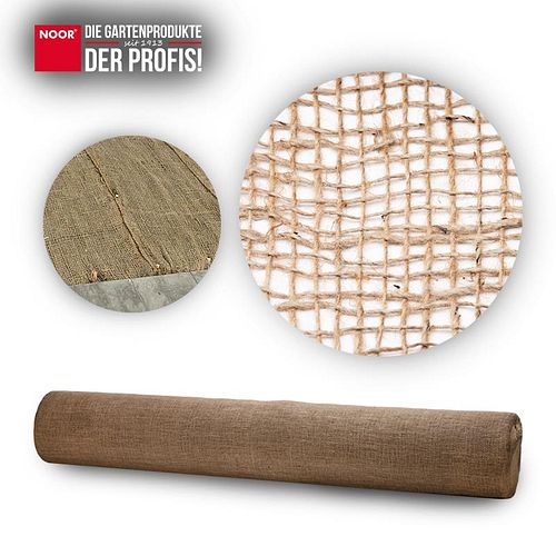 NOOR Erosionsschutzmatte Jute Netz 1,22x50m 500 g/m²
