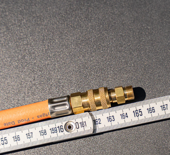 SKOTTI PROP Gasschlauch mit Kupplung