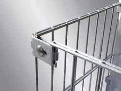 Alberts® Eckverbinder für Doppelstabmatten 6/5/6 VE 2 Stück