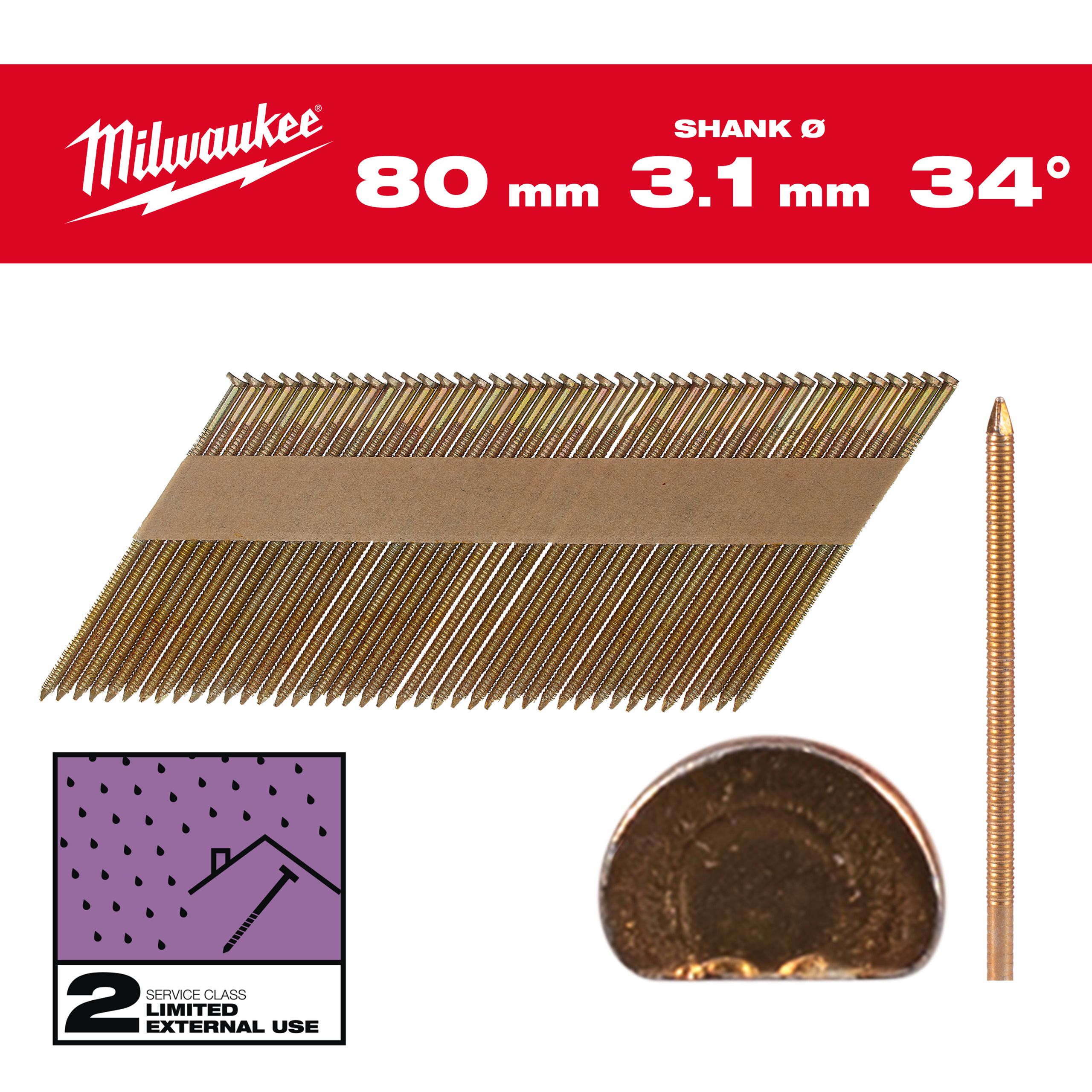 Milwaukee D-Kopf-Nägel für M18FFN 4932492611