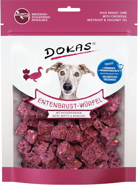 DOKAS Würfel & Kokosöl 150 Gramm HundesnacksVorschaubild
