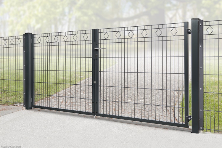 dz Flügeltor VARIO Residenz MALAGA Doppeltor -Verschiedene Ausführungen