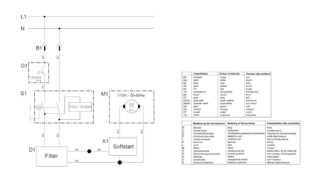 Explosionszeichnung Ersatzteile