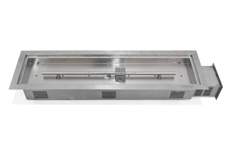 Gardenforma Einbau Gasbrenner für Gas Feuerstelle - rechteckig