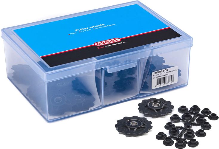 Elvedes Schaltrollen-Kit 11 Zähne schwarz