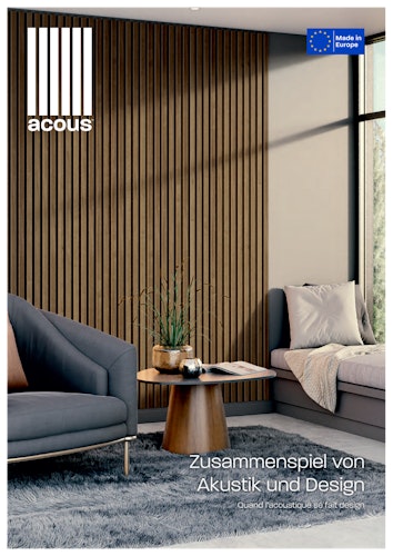 ACOUS Akustikplatten  PROF AC01G EICHE HELLBRAUN