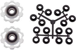 CONTEC Schaltrollen-Set Scroll 10 Zähne silber,schwarz