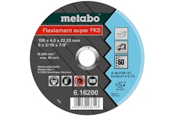 Metabo Flexiamant Super FKS 60150x4,0x22,23 InoxSchruppscheibegekröpfte Ausführung