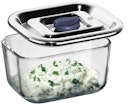 WMF Frischhalte- und Serviersystem-Set 3-teilig Top Serve mit Abtropfgitte
