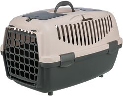 TRIXIE Transportbox Capri 2, XS–S: 37 × 34 × 55 cm, dunkelgrau/blush