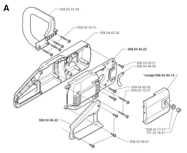 Husqvarna Motorsägen elektrisch 318 ELECTRIC, 20000600001-20030100000