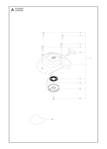 Husqvarna Heckenscheren/Stabheckenscheren 967658701 522HD60X