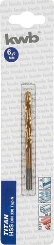 kwb TITAN HSS-G Boh 6,0 mm SB PRE 237360