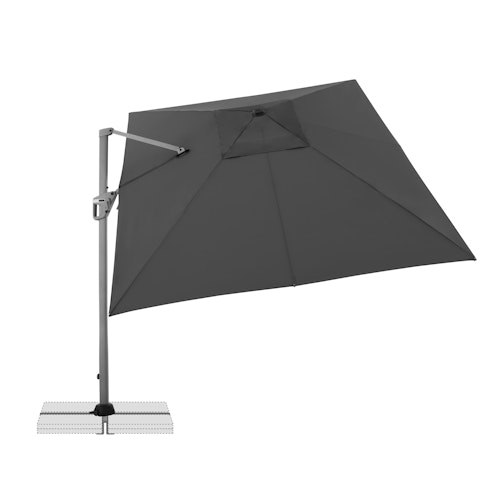 doppler Pendelschirm ACTIVE 260 x 350, Aluminium Silber / 100 % Polyester 180 g/m²