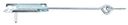 Vorschaubild Alberts® Sturmhaken,mit Feststellplatte,galv.blau vz,zE,Länge 400 mm, FR 204181