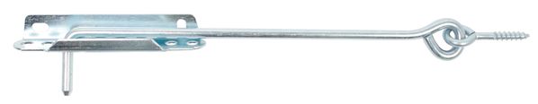 Alberts® Sturmhaken,mit Feststellplatte,galv.blau vz,zE,Länge 400 mm, FR 204181