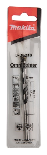 Makita Omnibohrer 6x100mm D-30318