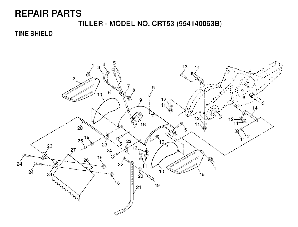 Explosionszeichnung Ersatzteile