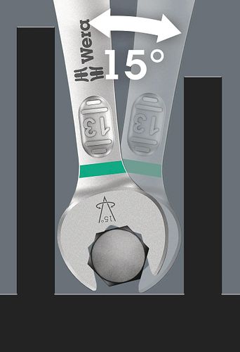Wera Ringmaulschlüsselsatz Bicycle Set 10 silber