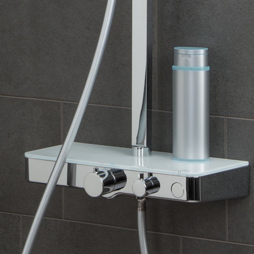 Überkopfbrauseset OCEAN, mit Thermostatablage