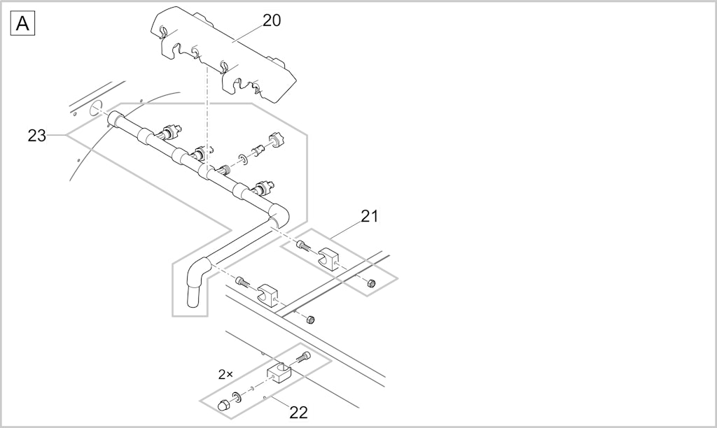 Explosionszeichnung Ersatzteile
