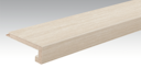 Vorschaubild MEISTER Treppenkante Parkett U-Profil 2150 x 13 mm 9003 Eiche authentic weiß gekälkt ultramattlackiert
