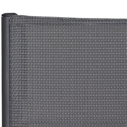 Siena Garden Stapelsessel TESORO padded, Aluminium Anthrazit / Kunststoffgewebe Royal Grey - Abverkauf